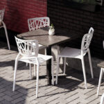 Ferrea bord med fyrkantig 70x70 cm skiva - Bild 2